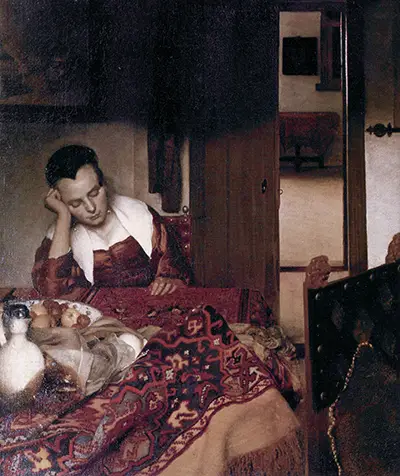 A Maid Asleep Vermeer
